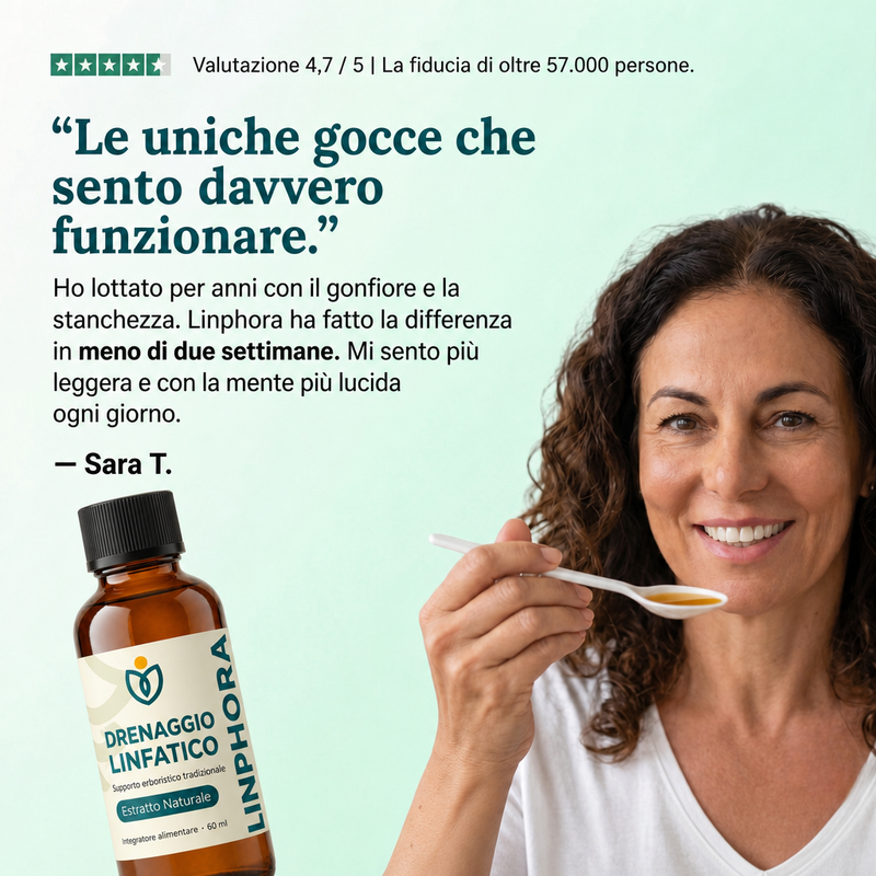 Nuova Formula di Massima Potenza – Drenaggio Linfatico di LINPHORA